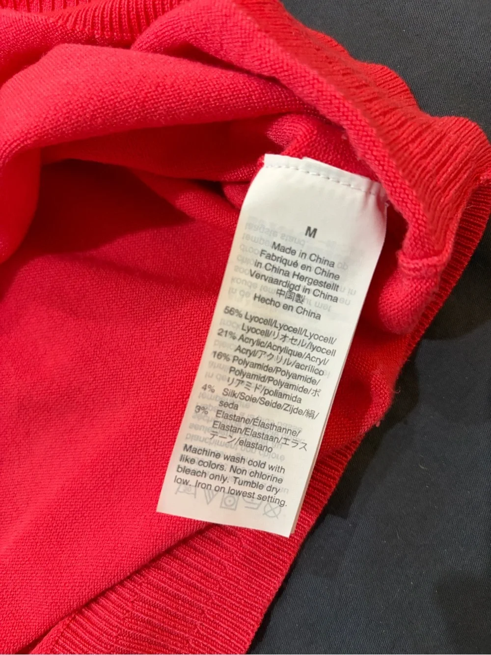 J. Crew Short-Sleeve Silk Blend Crewneck Sweater in Coral